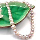 Baroque Pearl Necklace Vintage Freshwater Pearl Choker with Screw Buckle