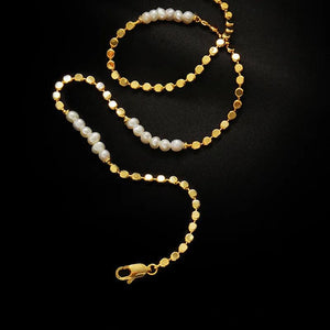 Freshwater Pearl Necklace Women's Collarbone Chain Summer Jewelry