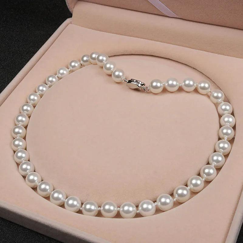Natural Freshwater Pearl Beads Necklace DIY Jewelry Making Crafts
