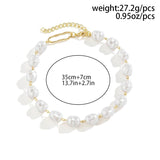 Vintage Pearl Bead Choker Necklace for Women