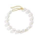 Vintage Pearl Bead Choker Necklace for Women