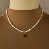 Abalone Pendant Necklace Choker Freshwater Pearl Chain Collar Necklace Women