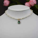 Abalone Pendant Necklace Choker Freshwater Pearl Chain Collar Necklace Women