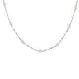 Sparkling Pearl Clavicle Chain Necklace Party Jewelry Women Couples