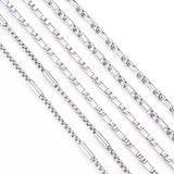 1m Stainless Steel Chain Box Necklace Chain DIY Jewelry Making