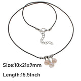 Natural Cultured Pearl Jewelry Set, Seed Beads Bracelet & Necklace