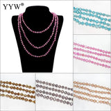 Natural Cultured Pearl Jewelry Set, Seed Beads Bracelet & Necklace
