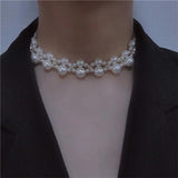 Baroque Pearl Multi-layer Necklace & Zircon Bracelet Set