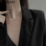 Zircon Double Layer Choker Necklace Gift