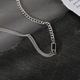 Zircon Double Layer Choker Necklace Gift