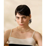 Freshwater Pearls Stainless Steel Beads Necklace Women Jewelry
