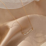 925 Sterling Silver Infinity Love Pendant Necklace for Women
