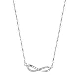 925 Sterling Silver Infinity Love Pendant Necklace for Women