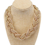 Bohemian Gray Pearl Necklace for Women