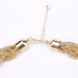 Bohemian Gray Pearl Necklace for Women