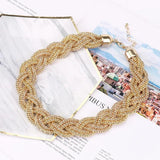 Bohemian Gray Pearl Necklace for Women