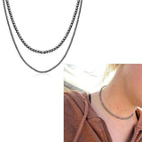 Vintage Navajo Pearl Layered Grey-Pearl Necklace