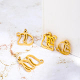 Minimalist A-Z Initial Letter Pearl Necklace Stainless Steel Choker Women