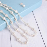 Multilayer Long Pearl Necklace Stacked Temperament Versatile Sweater Chain