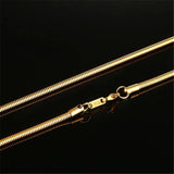 Punk Vintage Silver Stainless Steel Thin Round Choker Necklace