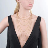Brass Box Chain Choker Necklace for Women Men Kids