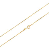 Brass Box Chain Choker Necklace for Women Men Kids