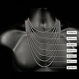 KOtik Men's Necklace Miami Cuban Link Chain Stainless Steel
