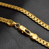 925 Silver 6mm Full Sideways Necklace 18-24 Inch Chain
