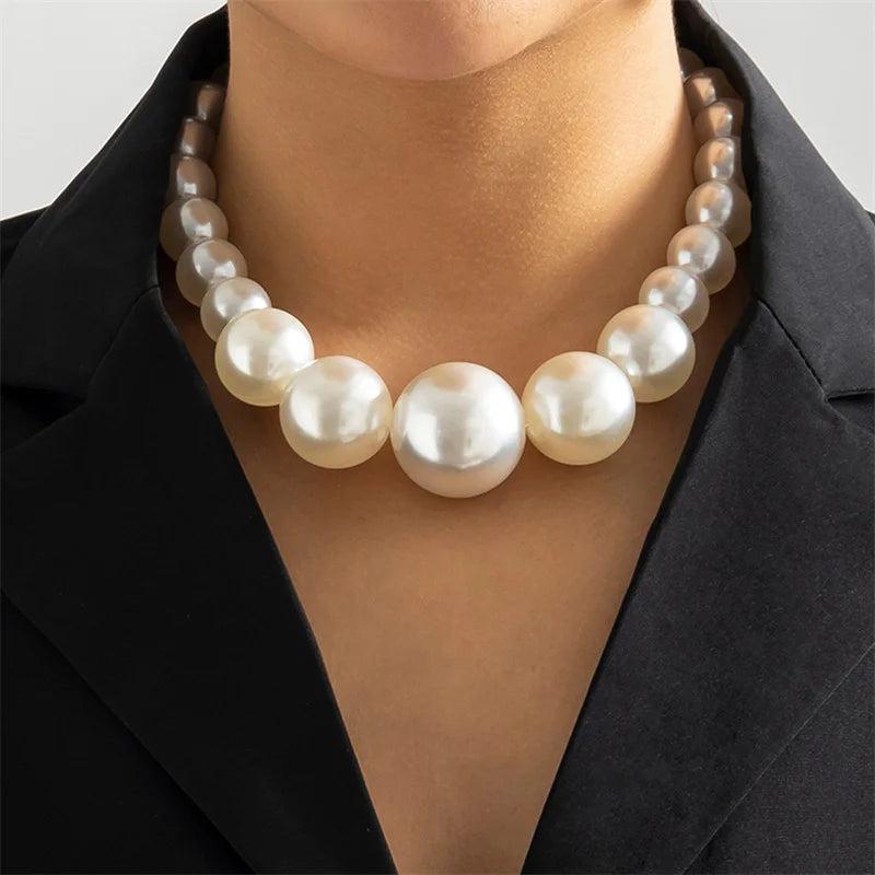 Pearl Beaded Necklace Earring Set Wedding Bracelet