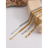 Golden Glossy Thick Chunky Collar Necklace