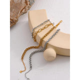 Golden Glossy Thick Chunky Collar Necklace