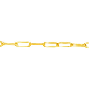 1 Meter Stainless Steel Square Paper Clip Chain Cords DIY Necklaces