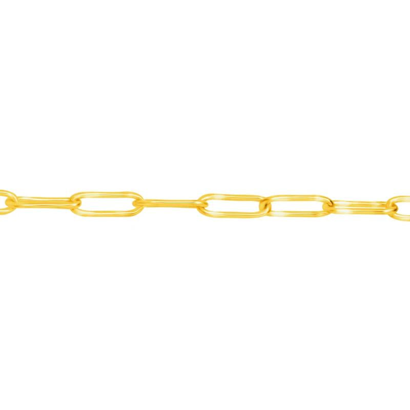 1 Meter Stainless Steel Square Paper Clip Chain Cords DIY Necklaces