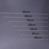 Stainless Steel Chain Necklace for Men Women 40-90cm Choker Jewelry