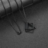 Interlocking Chain Pendant Necklace for Men Women