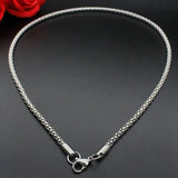 Men's Stainless Steel Chain Necklace - Classic Style