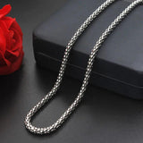 Men's Stainless Steel Chain Necklace - Classic Style