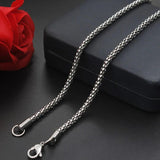 Men's Stainless Steel Chain Necklace - Classic Style