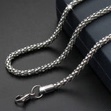 Men's Stainless Steel Chain Necklace - Classic Style