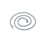 Stainless Steel Box Chain Necklace Charm Jewelry Pendant 45-75CM
