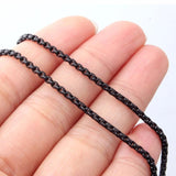 Stainless Steel Box Chain Necklace Charm Jewelry Pendant 45-75CM