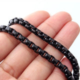 Stainless Steel Box Chain Necklace Charm Jewelry Pendant 45-75CM