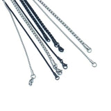 Stainless Steel Box Chain Necklace Charm Jewelry Pendant 45-75CM