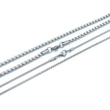Stainless Steel Box Chain Necklace Charm Jewelry Pendant 45-75CM