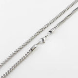 3mm Wide 24 Inches Franco Chain Hiphop Necklace