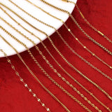 5pcs Stainless Steel Cross Chain Necklace DIY Lobster Clasp