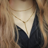 5pcs Stainless Steel Cross Chain Necklace DIY Lobster Clasp