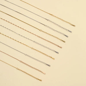 5-10Pcs/Lot 40 Stainless Steel Chains Choker Necklace For Women
