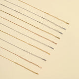5-10Pcs/Lot 40 Stainless Steel Chains Choker Necklace For Women