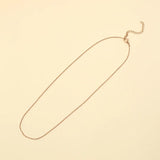 5-10Pcs/Lot 40 Stainless Steel Chains Choker Necklace For Women